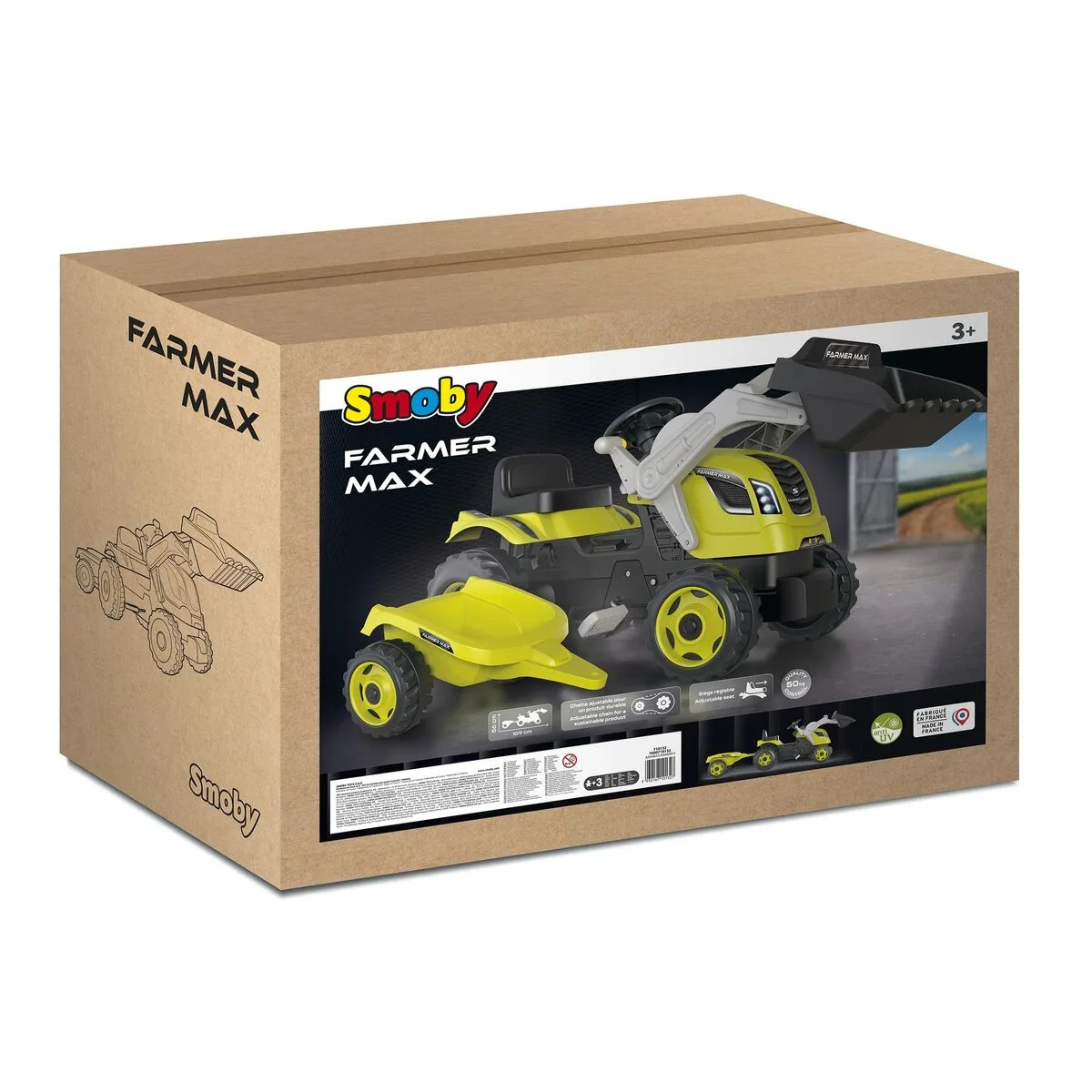 Tracteur a pedale smoby vert s719093634. Nous croyons en la magie des objets. Chez Diaytar, chaque produit a le pouvoir de transformer une routine en moment précieux.