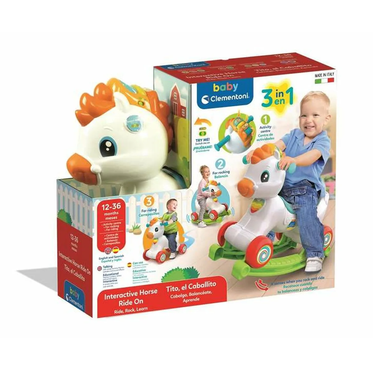 Tricycle clementoni tito 54 x 46 x 18 5 cm cheval s243651737. Diaytar s'adresse aux esprits modernes en quête de produits qui allient performance technologique et design épuré