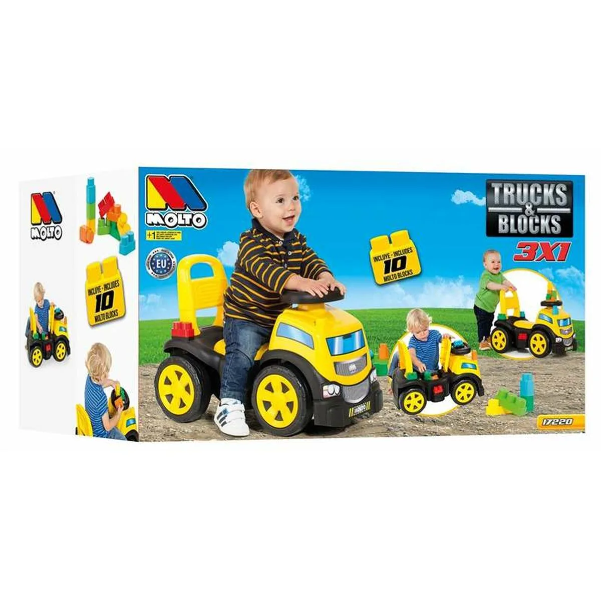 Tricycle molto trucks and blocks 89 cm s243626697. Diaytar a été pensé pour les multitâches, les exigeants, les pressés, les rêveurs... En somme, pour vous.