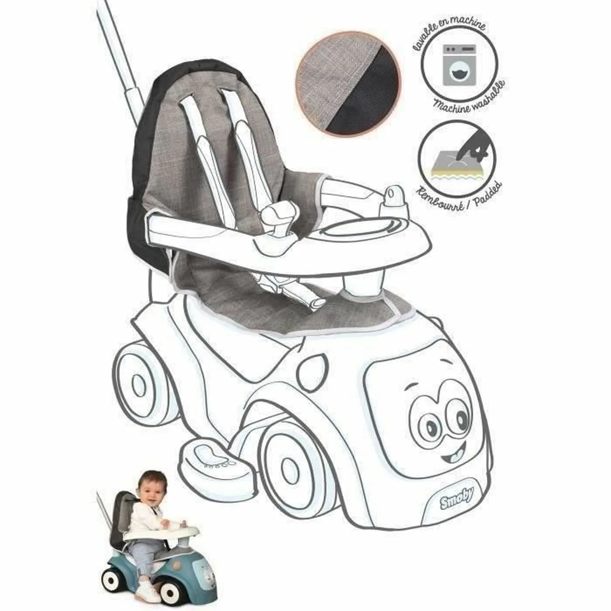 Tricycle smoby gris s715812537. Nous avons infusé Diaytar avec une dose massive de passion pour le produit. Contagieux : vous allez l'attraper.