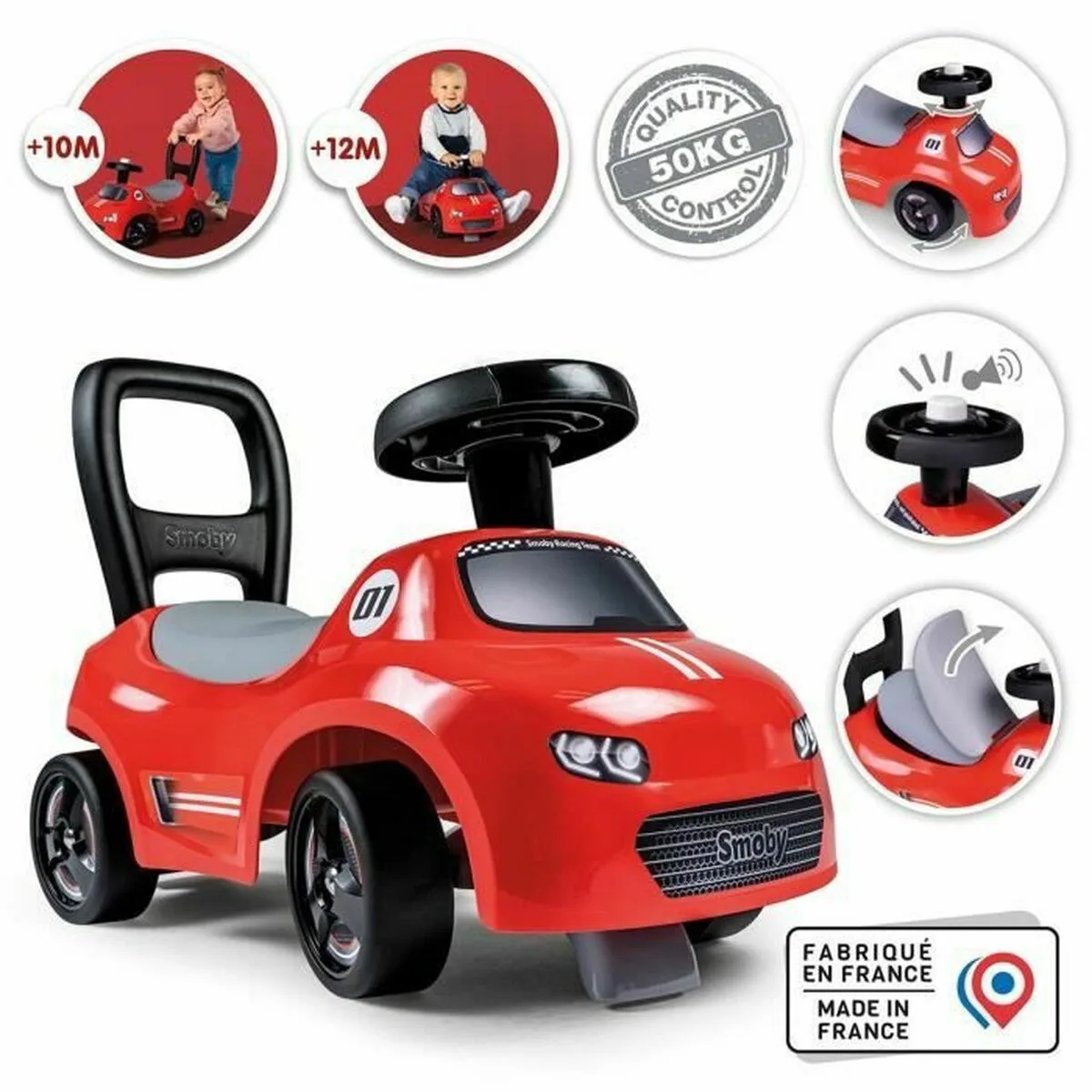 Tricycle smoby noir rouge 2 en 1 s7100899517. Diaytar, c'est l'histoire d'une passion pour les bons produits, quels qu'ils soient, et du désir de les partager avec vous