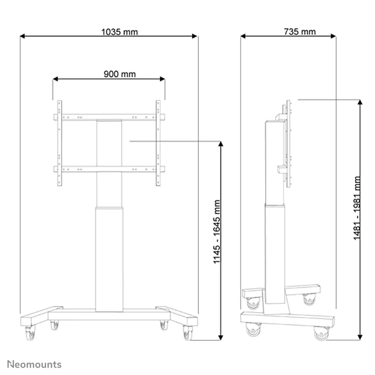Trolley neomounts plasma m2250black s5502495137. Diaytar : Votre guide shopping pour une sélection exigeante de produits tendance, technologiques et domestiques
