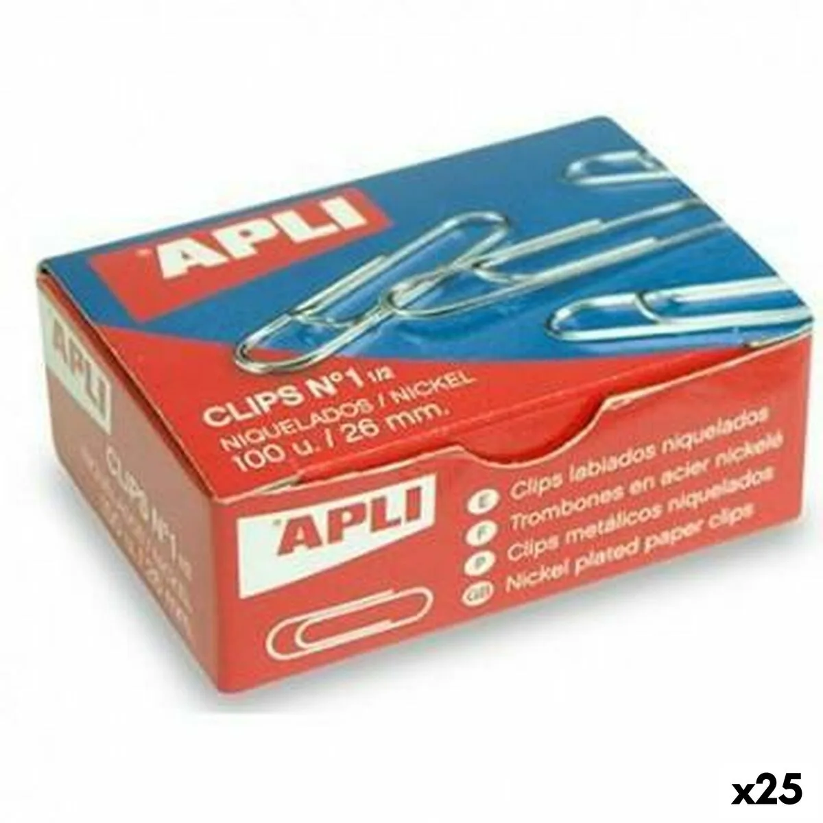Trombones apli no 1 1 2 argente argent 26 mm 10 pieces 25 unites s843589758. Diaytar, c'est votre éditeur de vie. Nous sélectionnons les produits qui deviendront les chapitres essentiels de votre quotidien.
