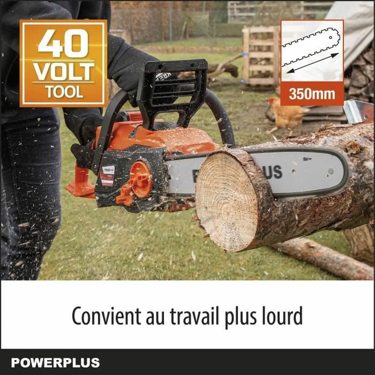 Tronconneuse a batterie powerplus 35 cm s718714563. Diaytar, c'est l'alchimie parfaite entre la froide efficacité de la tech et la chaleur rassurante des produits de qualité.