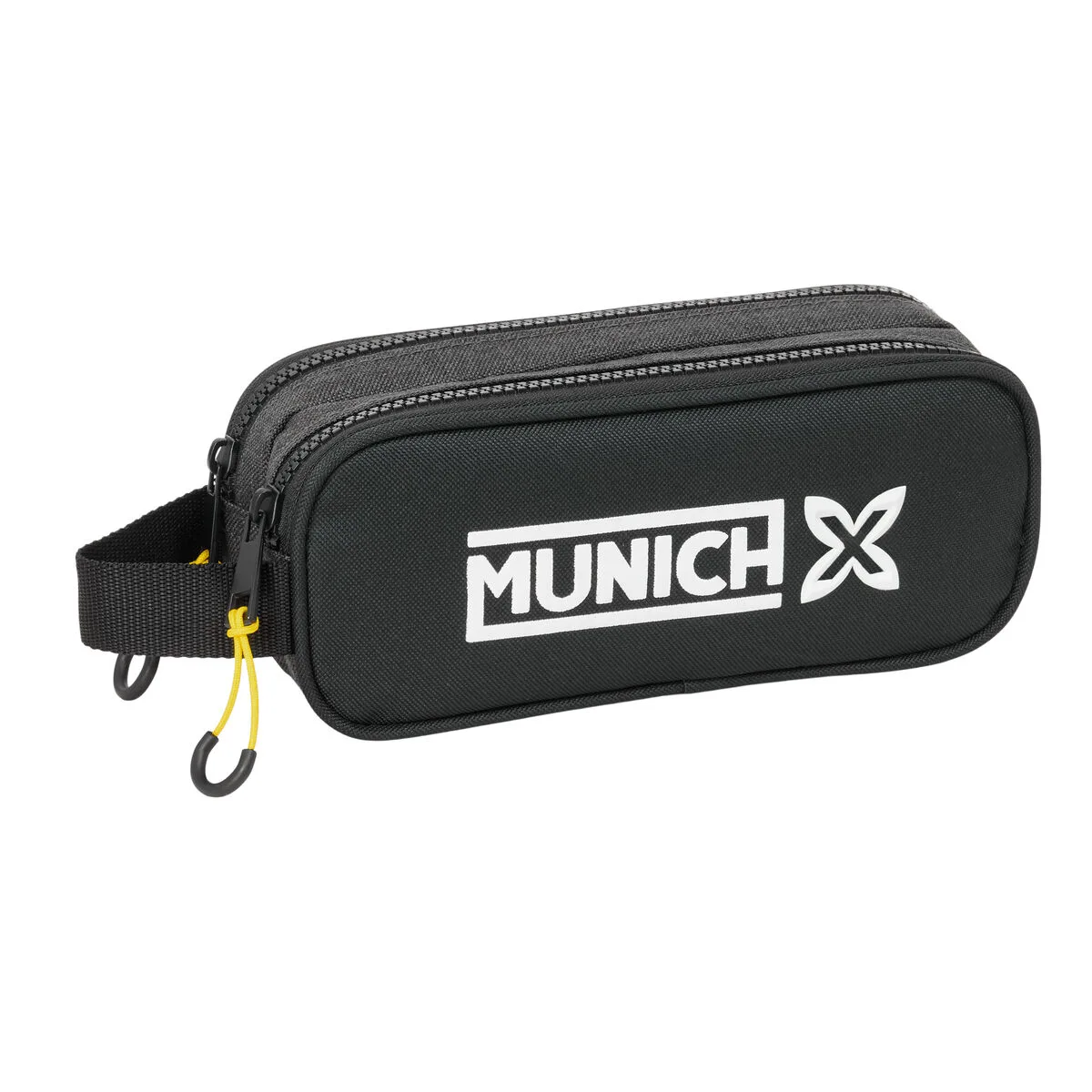 Trousse fourre tout double munich topo noir 21 x 8 x 6 cm s431215749. Bienvenue dans l'ère du shopping conscient. Diaytar privilégie des produits avec une éthique et un impact positif.