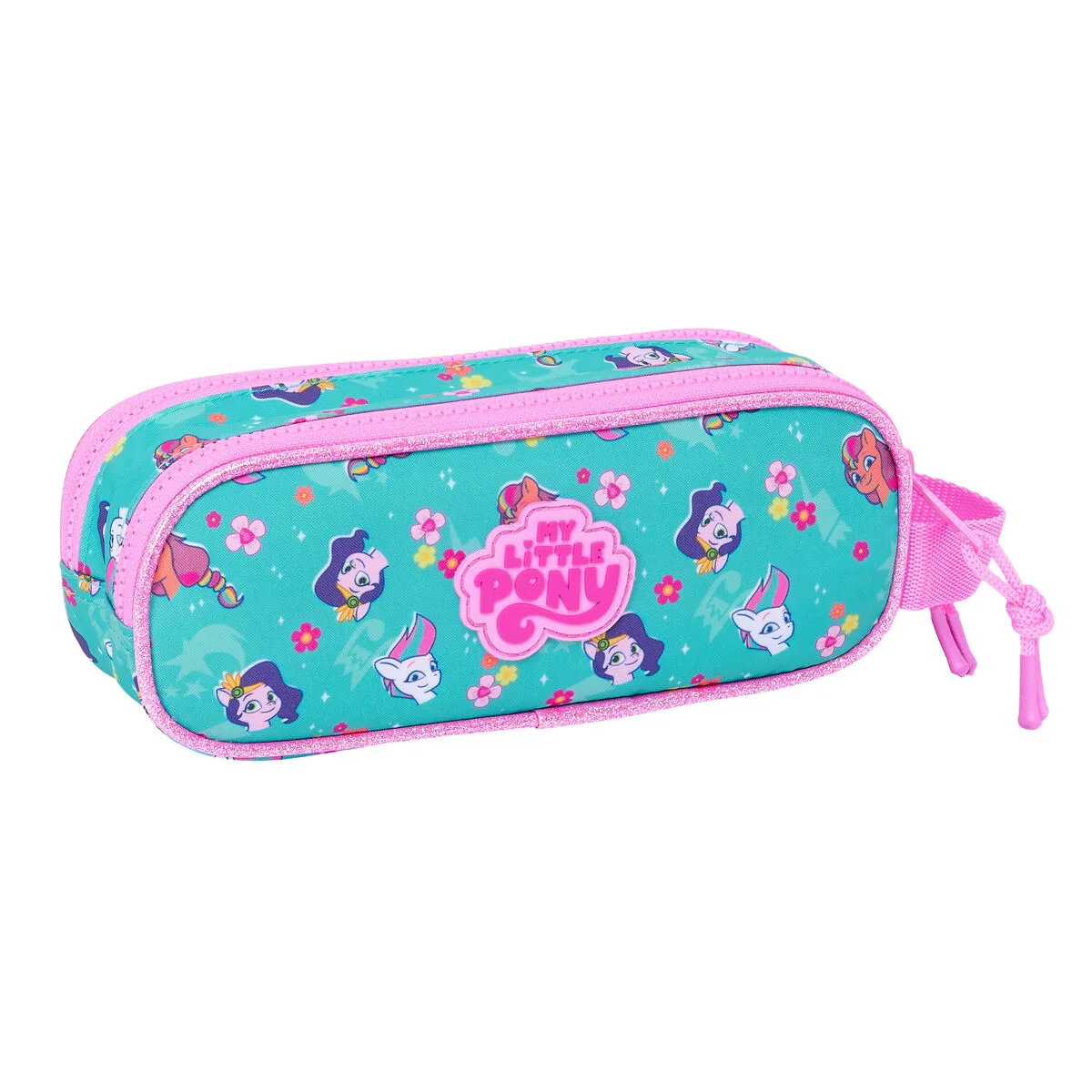 Trousse fourre tout double my little pony magic rose turquoise 21 x 8 x 6 cm s431060325. Les dernières tendances mode vous attendent chez Diaytar !