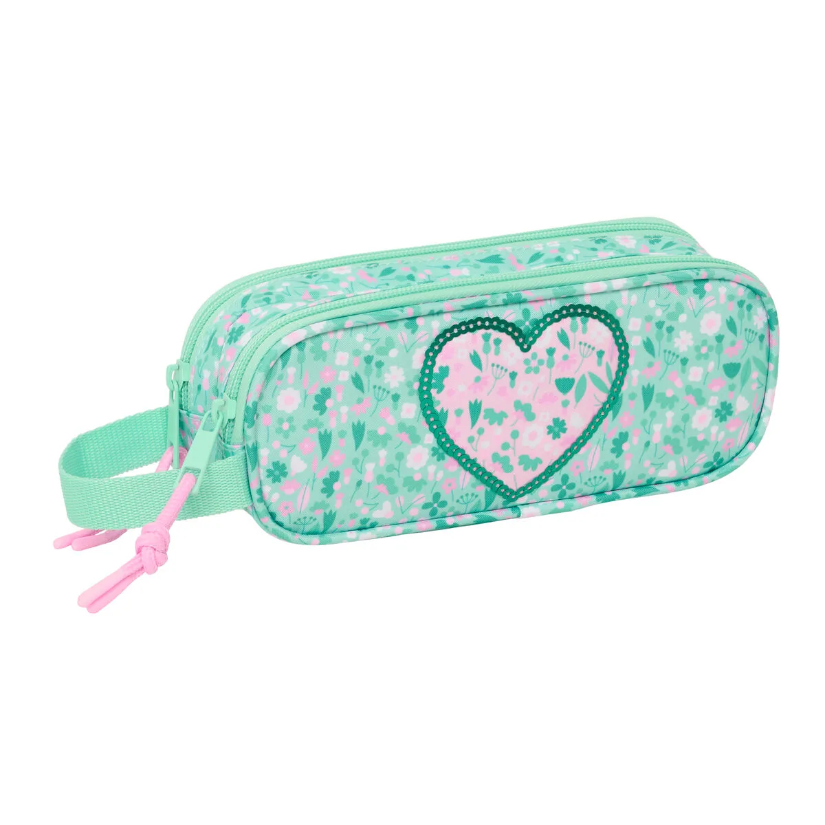 Trousse fourre tout double safta cuore menthe 21 x 8 x 6 cm s431280352. Innovation, style et qualité : les trois piliers de l'expérience Diaytar.
