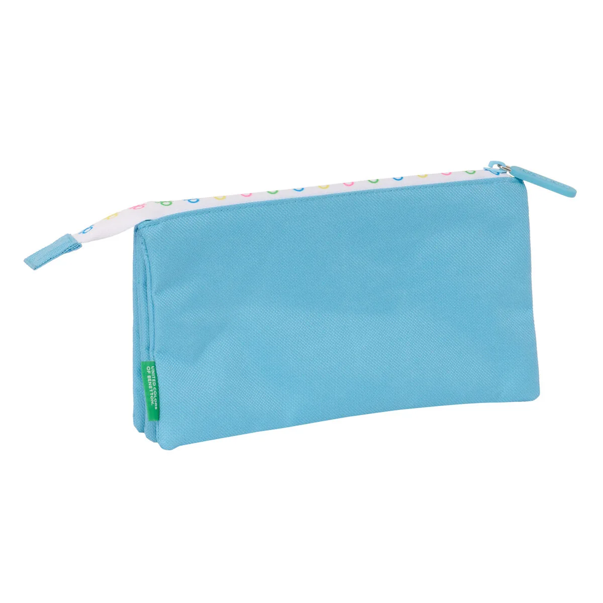 Trousse fourre tout triple benetton spring bleu ciel 22 x 12 x 3 cm s431000516. Chez Diaytar, nous valorisons autant la fonction que la forme dans chaque produit que nous ajoutons à notre collection