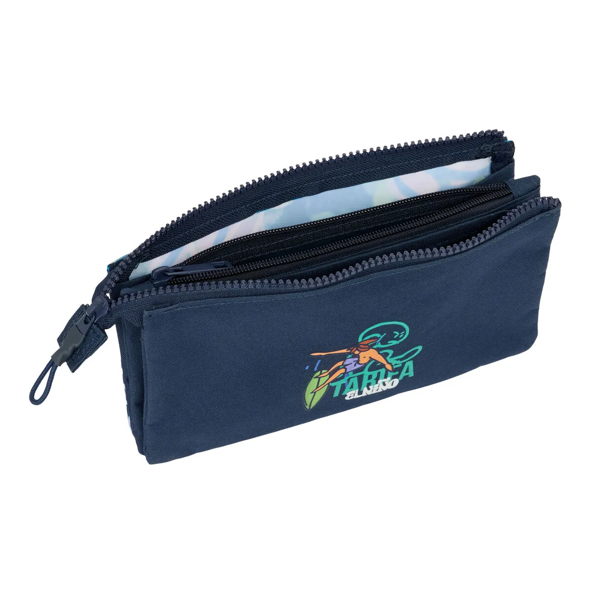 Trousse fourre tout triple el nino kook blue marine 22 x 12 x 3 cm s431226265. Diaytar, le partenaire de ceux qui veulent une vie mieux équipée, mieux designée et plus connectée, tout simplement.Diaytar : Le laboratoire des tendances où naissent vos futurs produits préférés, des essentiels aux plus innovants.