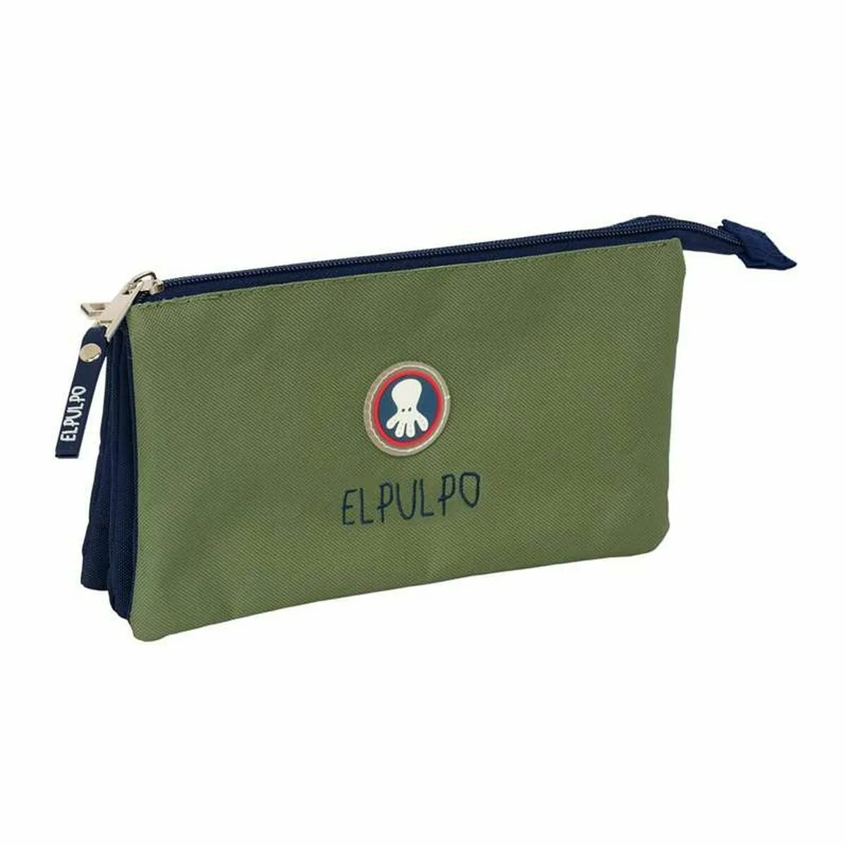 Trousse fourre tout triple el pulpo blue marine vert militaire 22 x 12 x 3 cm s431288967. Bienvenue sur Diaytar, l'endroit où les produits ne sont pas juste achetés, mais sont adoptés pour la vie.