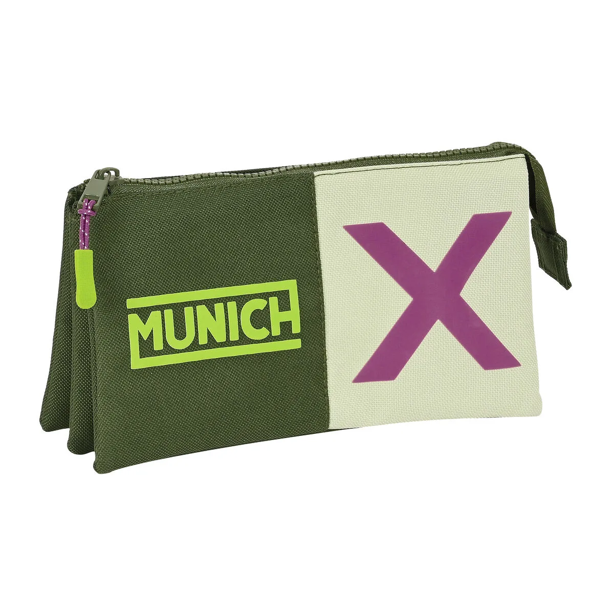 Trousse fourre tout triple munich bright khaki vert 22 x 12 x 3 cm s431028946. Diaytar, c'est la garantie de tomber sur ce produit unique qui fera de votre quotidien une expérience extraordinaire