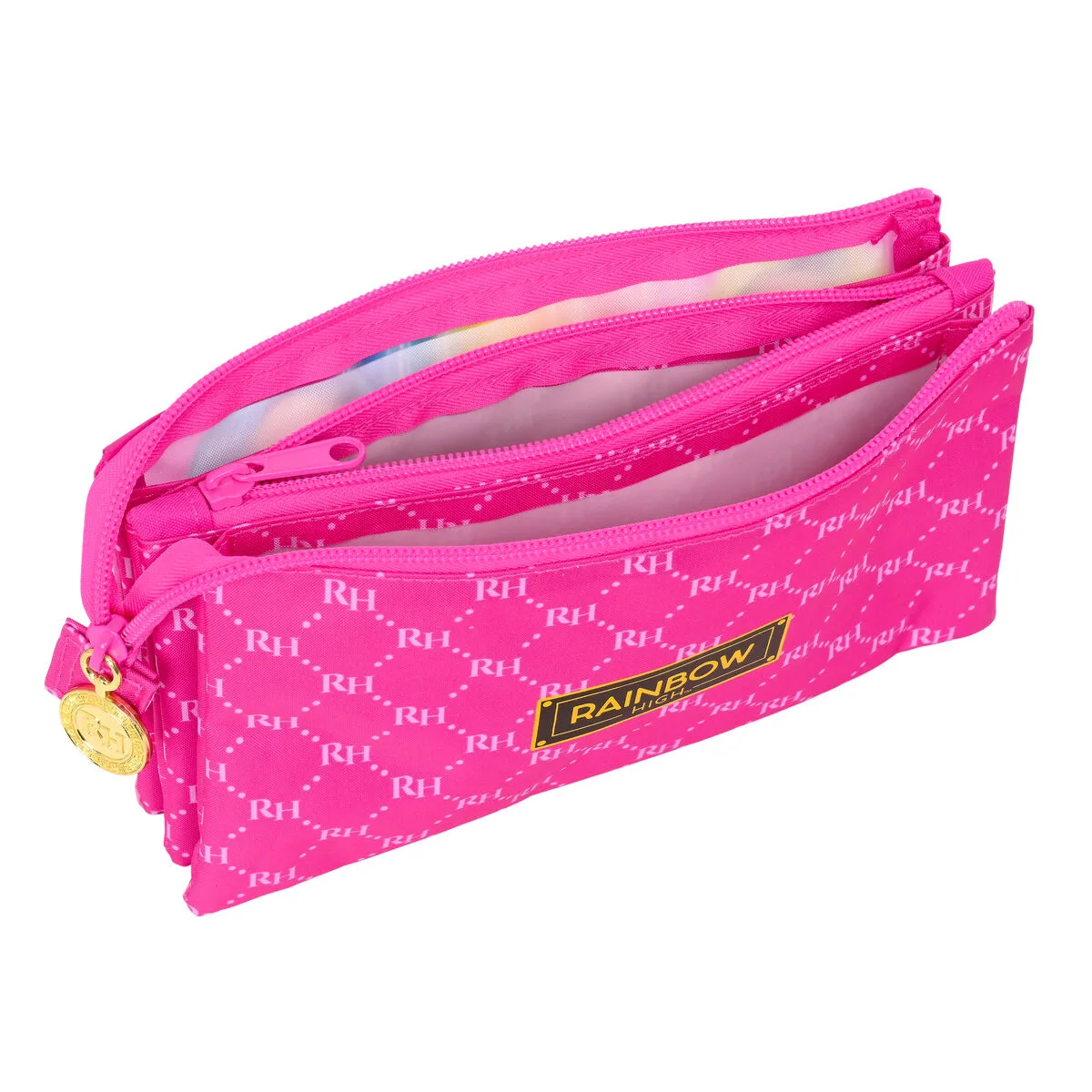 Trousse fourre tout triple rainbow high fuchsia 22 x 12 x 3 cm s430626074. Diaytar a fait de la variété son arme secrète : une offre généraliste si vaste que vous y trouverez forcément l'inimaginable