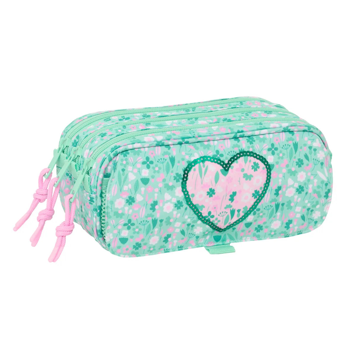 Trousse fourre tout triple safta cuore menthe 21 5 x 10 x 8 cm s431280861. Diaytar réinvente le e-commerce avec une approche généraliste axée sur la qualité, la tendance et l'accessibilité