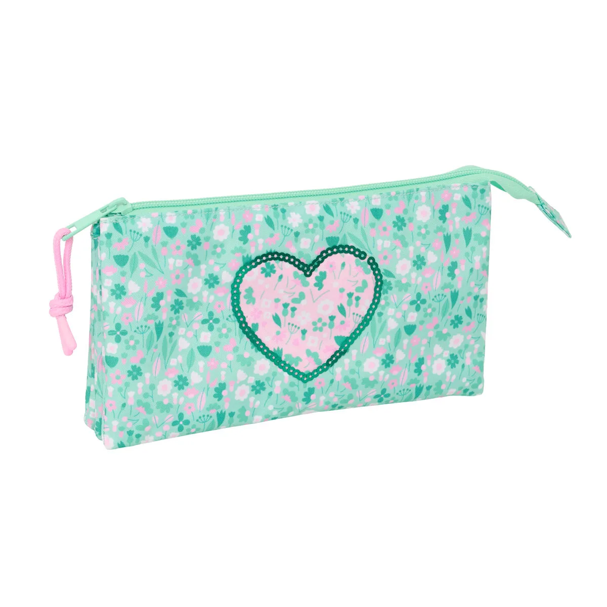 Trousse fourre tout triple safta cuore menthe 22 x 12 x 3 cm s431281113. Re-découvrez le plaisir de shopper en ligne avec Diaytar et sa multitude de produits triés sur le volet pour vous