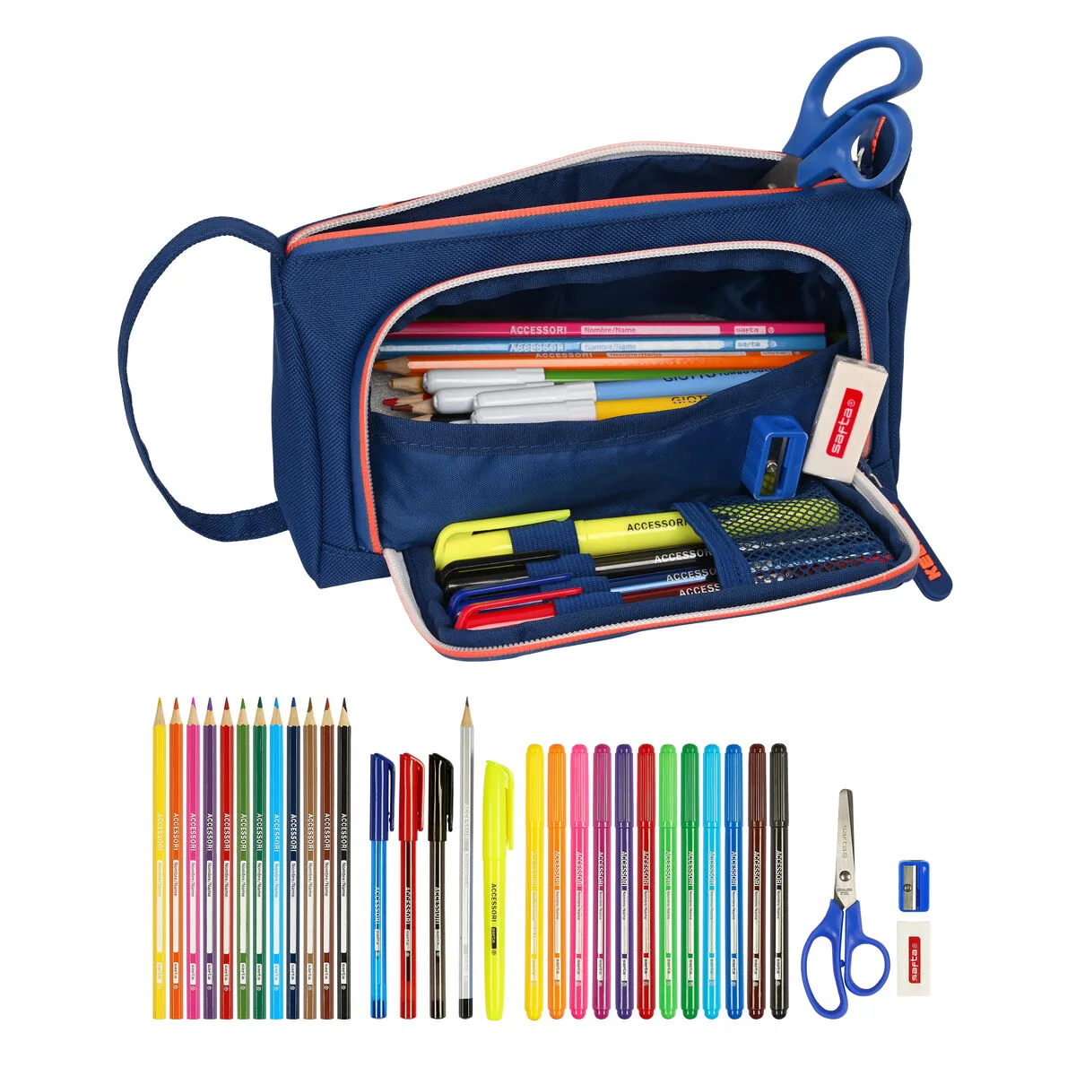 Trousse scolaire avec accessoires kelme navy blue orange blue marine 20 x 11 x 8 5 cm 32 pieces s430819426. Diaytar a été conçu pour ceux qui voient le shopping en ligne comme une source d'inspiration et de solutions pratiques