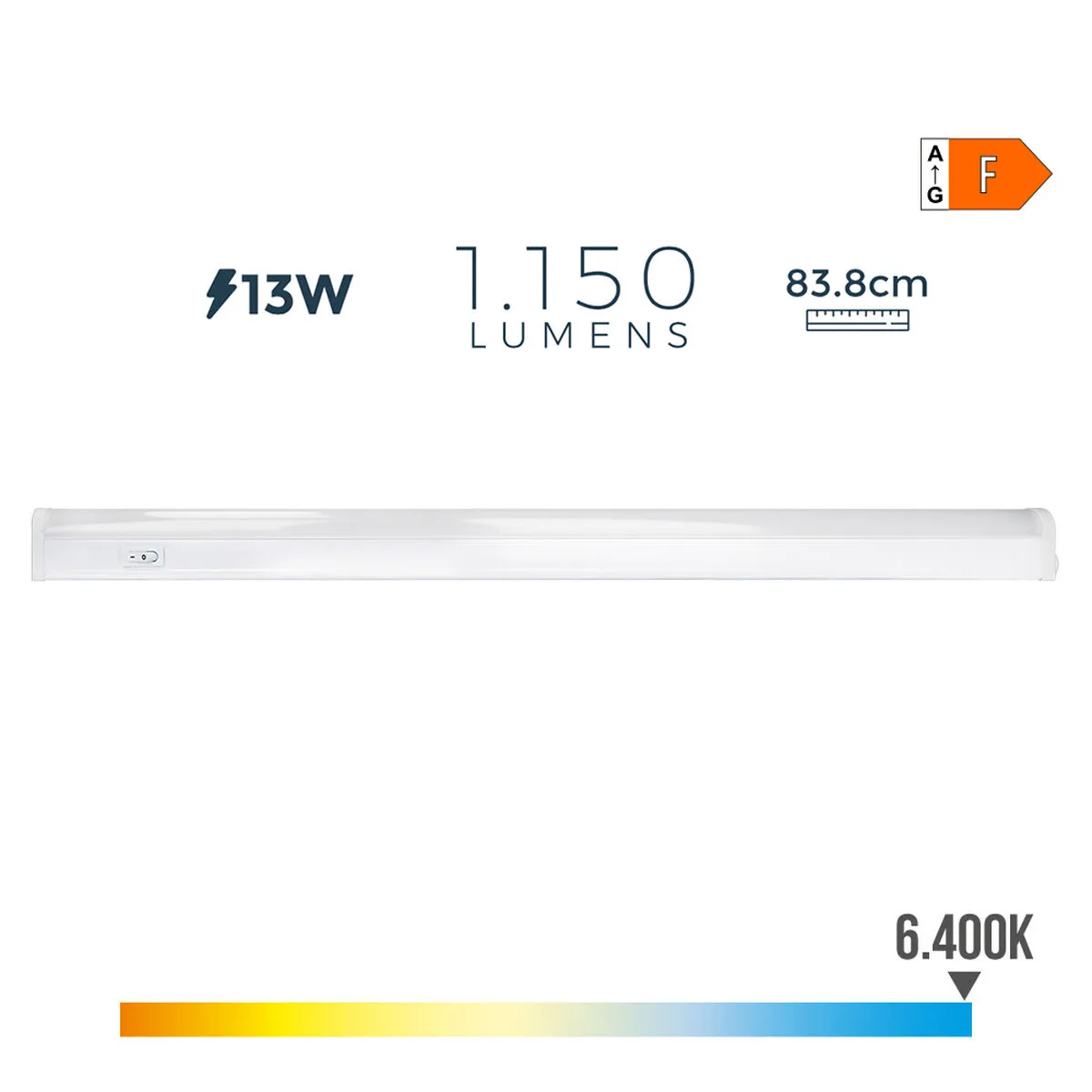 Tube led edm 31686 31686 a f 13 w 1150 lm 6500 k 6400 k s791545910. Diaytar, c'est la promesse tenue d'un e-commerce où l'émerveillement devant un produit simple est encore possible.