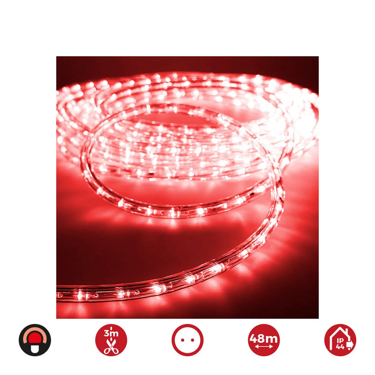 Tube led edm 72706 flexiled rouge 1 75 w x 1 m 48 m 2 voies s792530891. Diaytar - L'art de bien vivre commence ici. Découvrez nos collections exclusives.