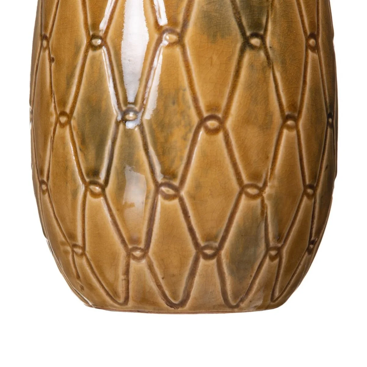 Vase 15 x 15 x 22 5 cm ceramique moutarde s880118878. Diaytar vous habille de la tête aux pieds avec goût et raffinement.