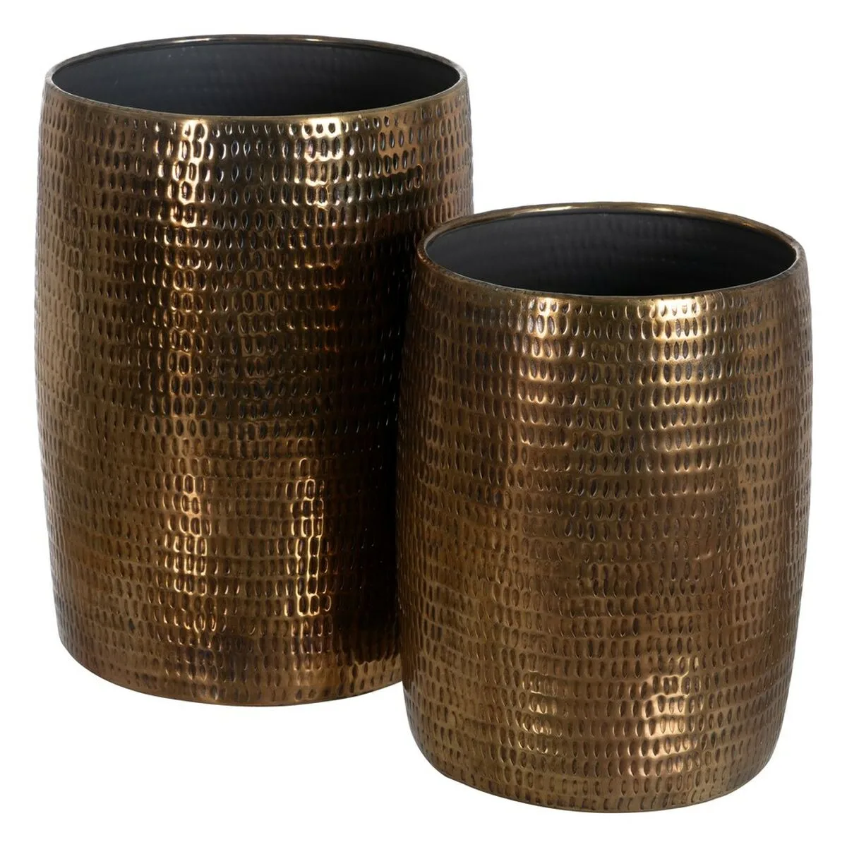 Vase 2 pieces bronze dore aluminium 35 5 x 35 5 x 50 cm s880474280. Diaytar - L'art de bien vivre commence ici. Découvrez nos collections exclusives.