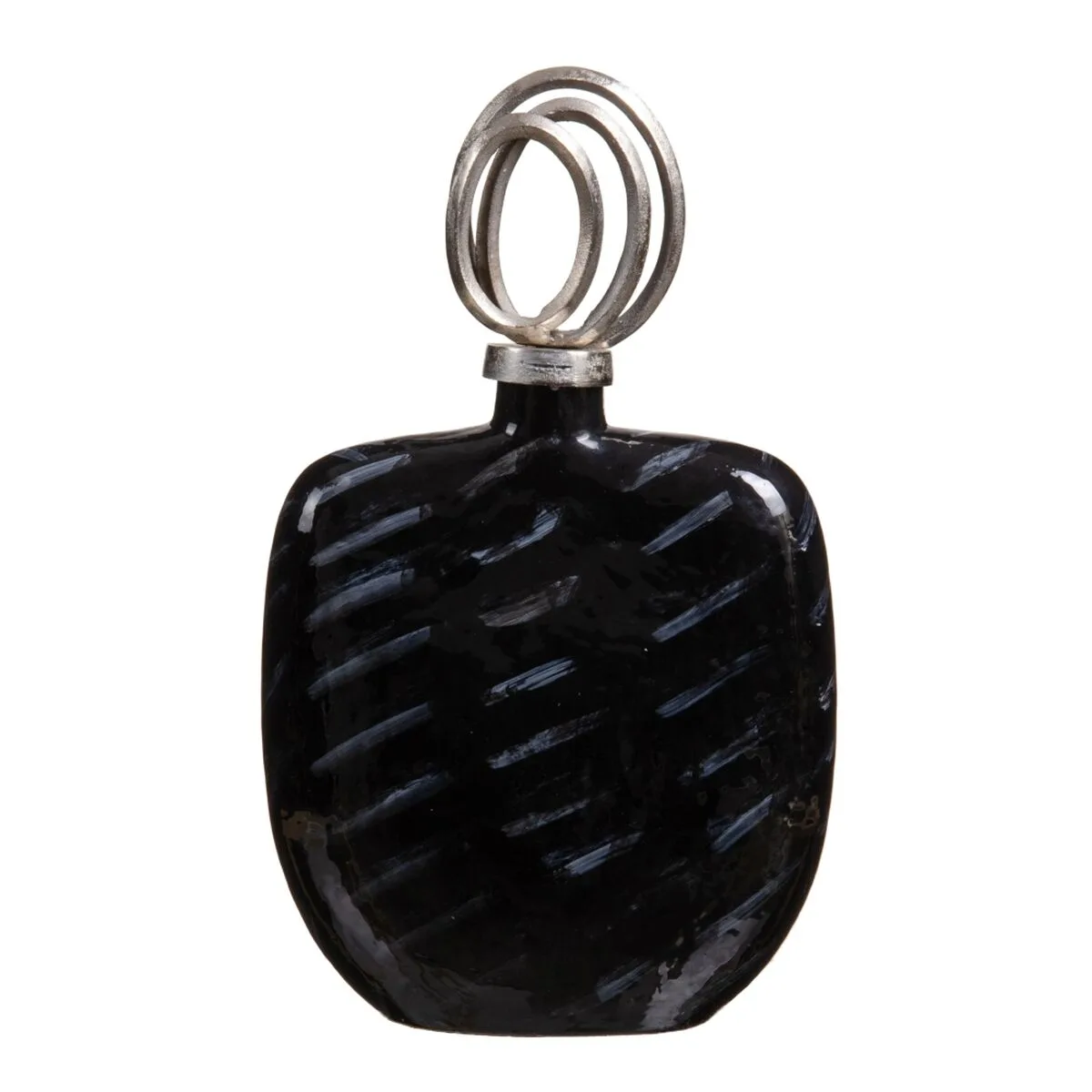 Vase 28 x 14 x 48 cm verre noir metal argent s880258612. L'aventure Diaytar commence ici : parcourez un catalogue généraliste unique où la surprise et la qualité sont au rendez-vous