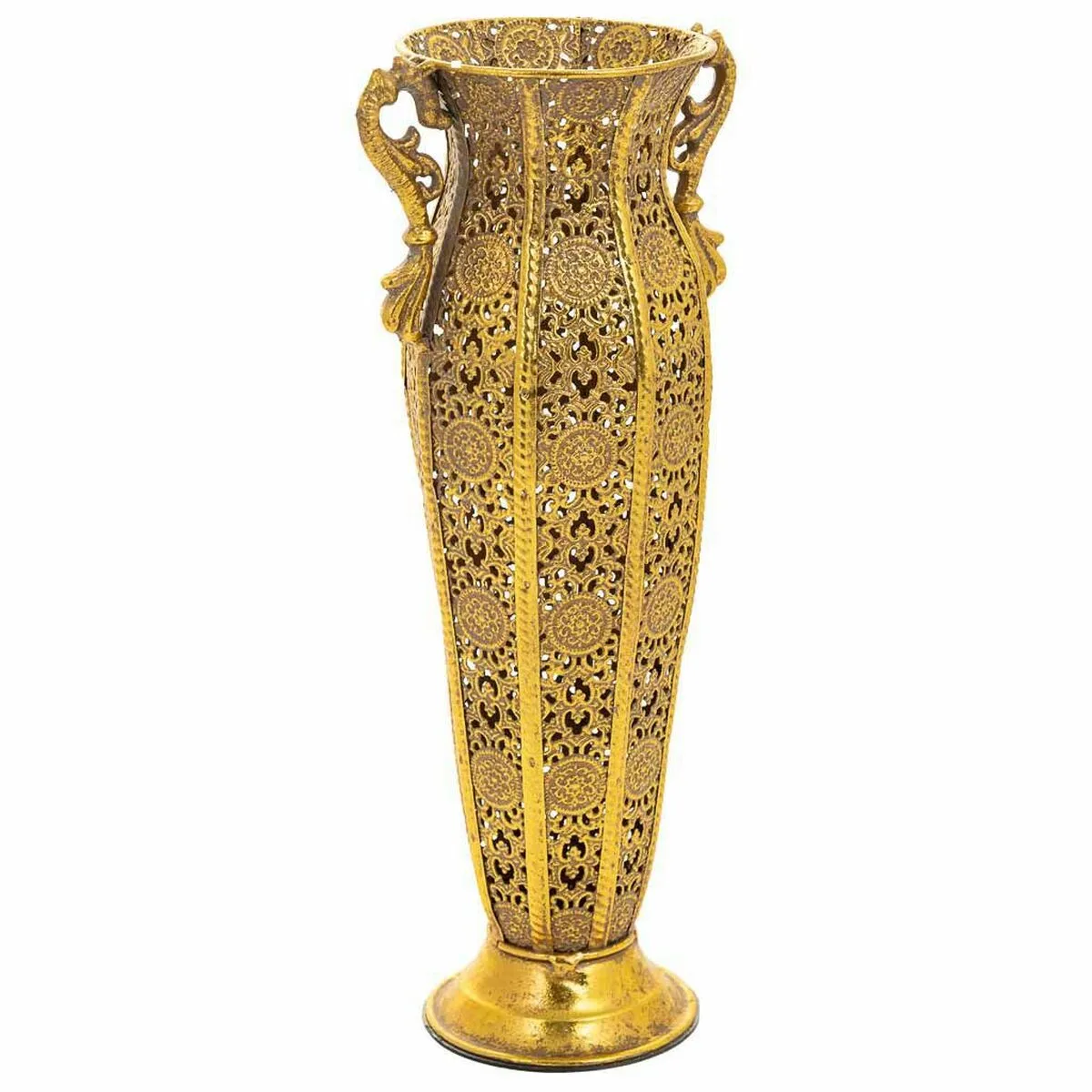Vase alexandra house living or fer 12 x 38 x 16 cm d163228887. Nos stylistes Diaytar dénichent pour vous les pépites de la saison.