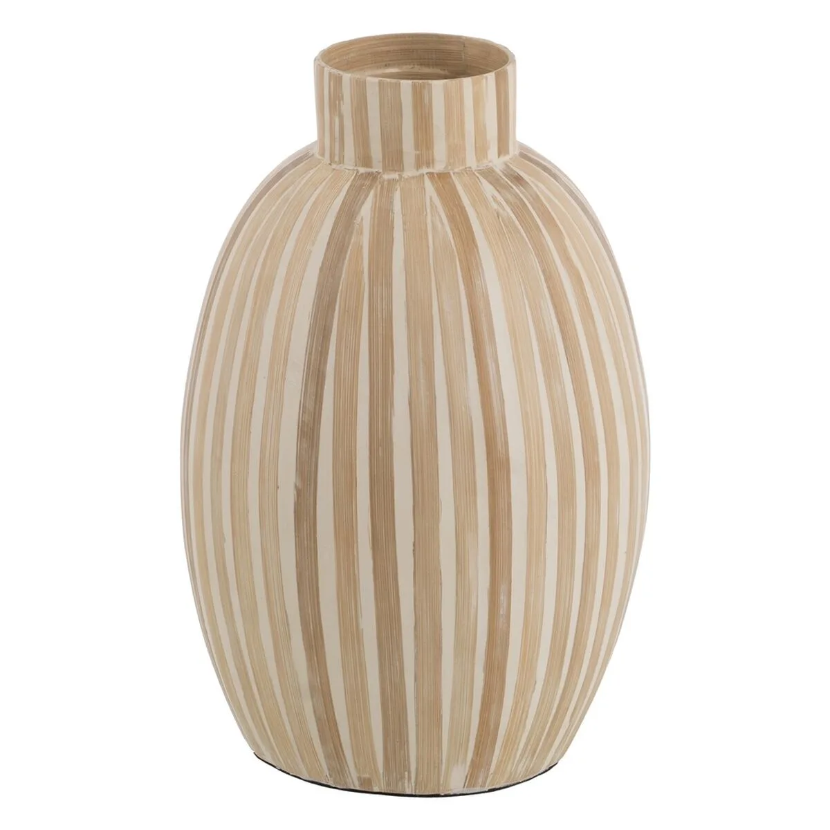 Vase blanc beige bambou 24 x 24 x 37 cm s880461928. Nous croyons en la puissance de la simplicité. Les produits Diaytar sont beaux, utiles, et incroyablement simples à utiliser.