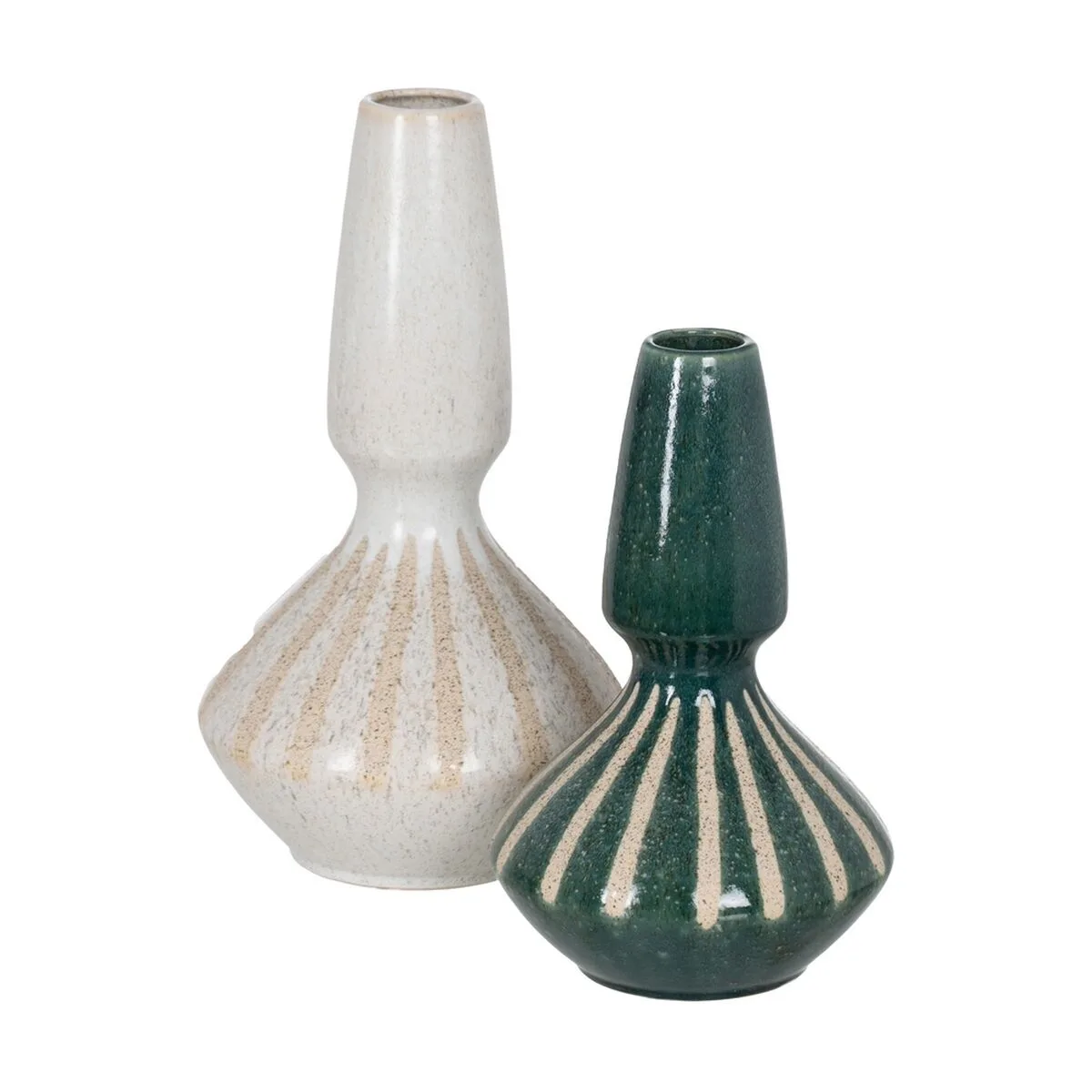 Vase blanc beige ceramique 21 8 x 21 8 x 40 cm s880828398. Chez Diaytar, nous transformons vos envies en réalité avec style.