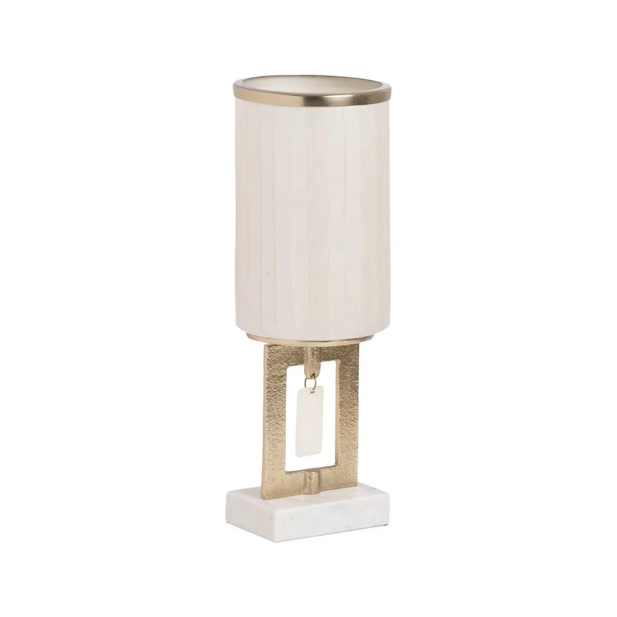 Vase blanc dore aluminium verre marbre 12 5 x 12 5 x 37 cm s880848050. Notre ambition chez Diaytar : être la source la plus fiable pour vos achats de produits généraux et high-tech tendance