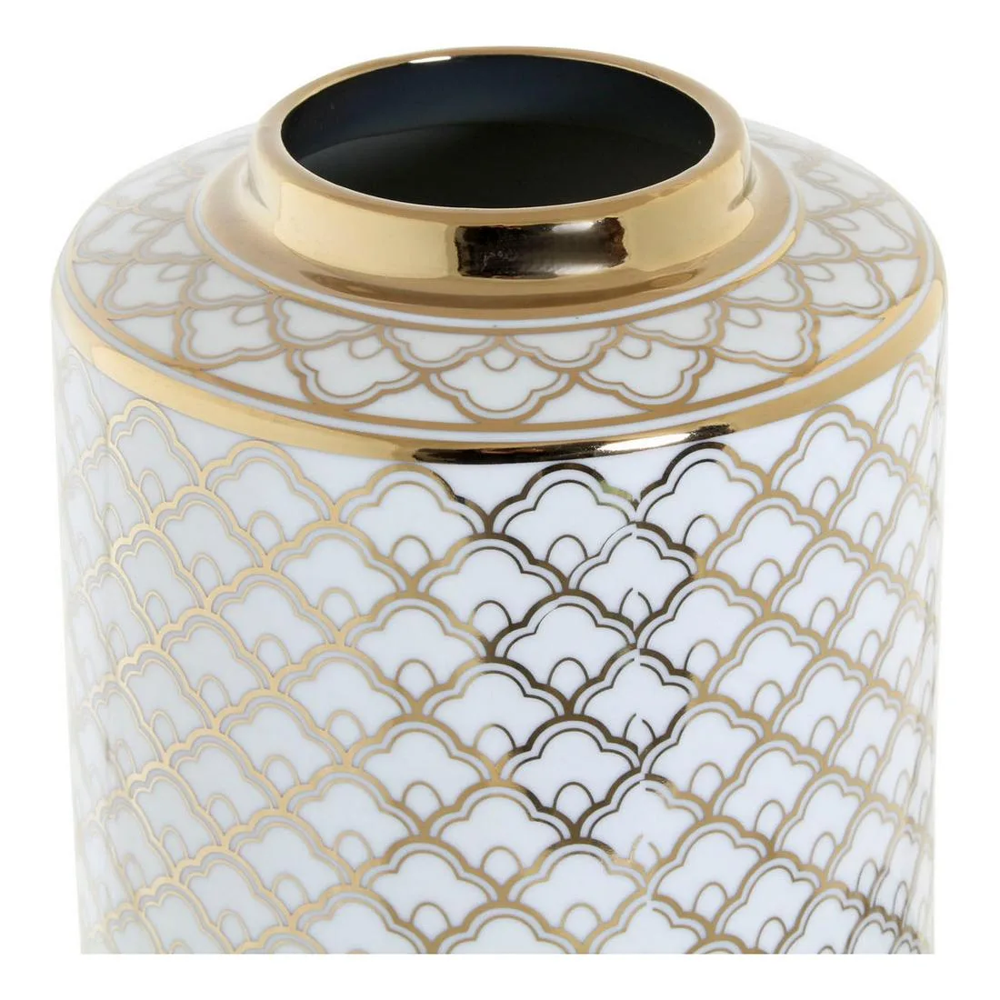 Vase dkd home decor 18 x 18 x 30 5 cm porcelaine dore blanc s301524810. Diaytar Fashion : Soyez à la pointe de la mode avec nos collections exclusives.