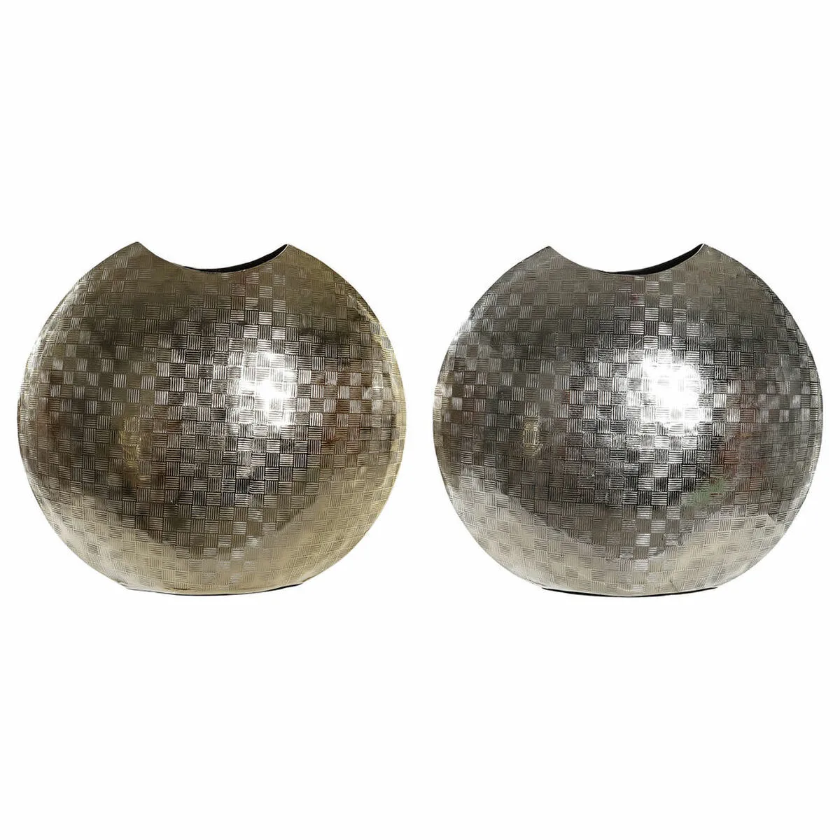 Vase dkd home decor 37 x 14 x 33 cm argente dore aluminium moderne 2 unites s301729814. Chez Diaytar, chaque achat est une expérience unique. Explorez notre sélection premium !