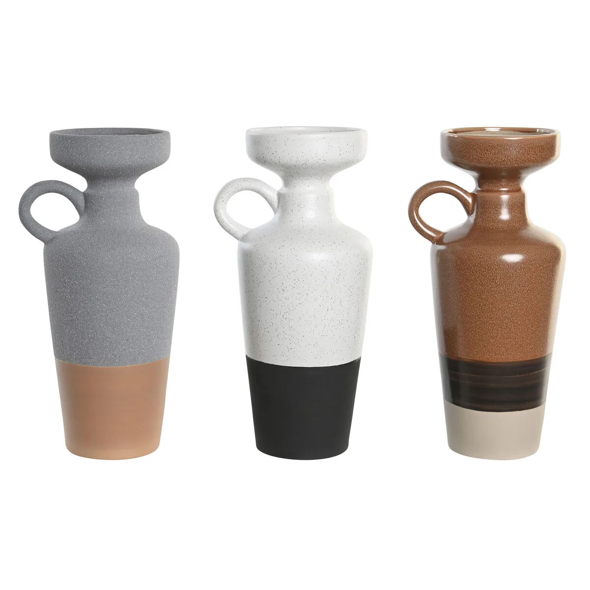 Vase dkd home decor blanc gris terre cuite porcelaine 13 3 x 11 x 27 3 cm 13 3 x 11 x 28 cm 3 unites s304358447. Chez Diaytar, nous valorisons autant la fonction que la forme dans chaque produit que nous ajoutons à notre collection