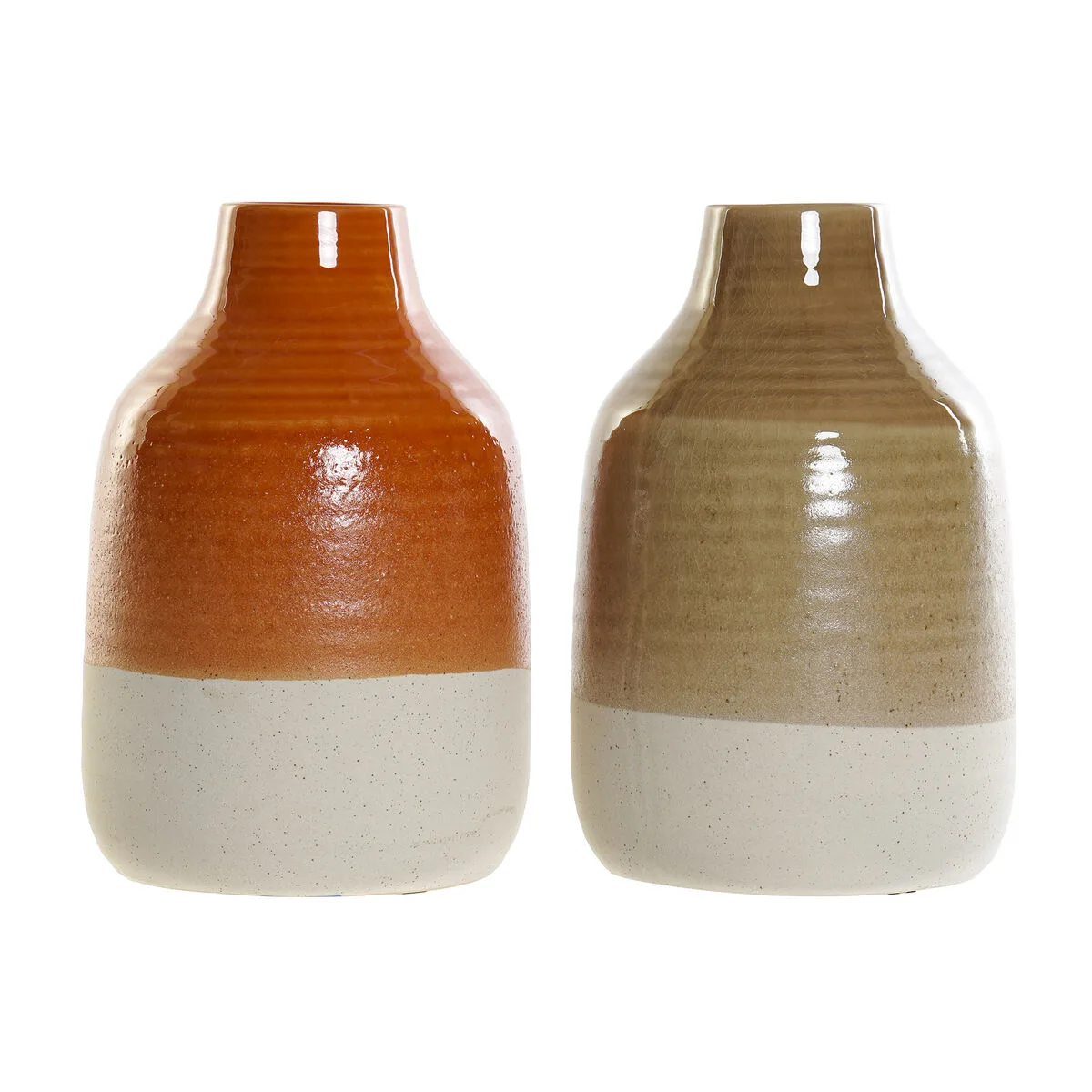 Vase dkd home decor porcelaine marron orange 2 unites 17 x 17 x 27 cm s303210757. Diaytar, c'est l'histoire d'une passion pour les bons produits, quels qu'ils soient, et du désir de les partager avec vous