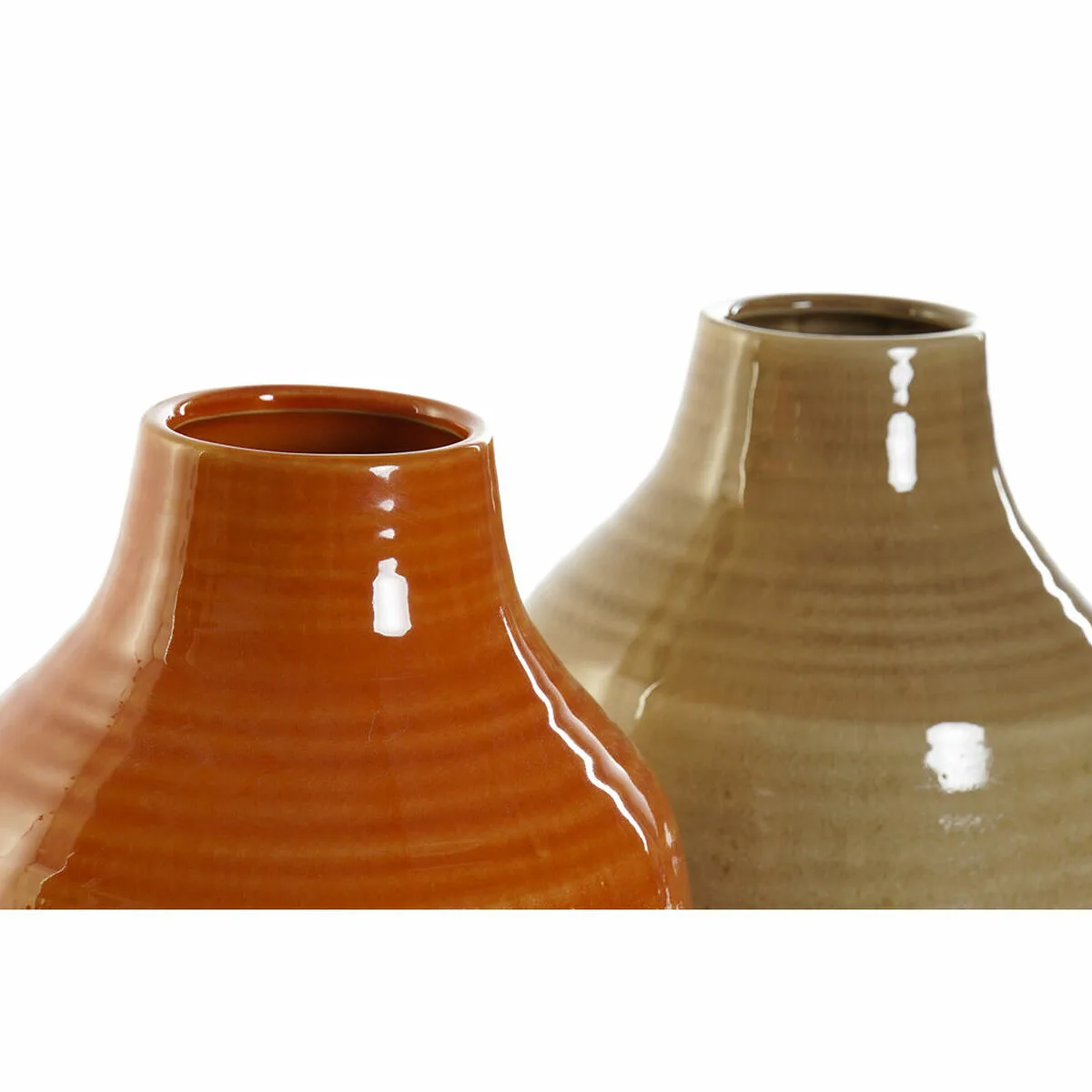 Vase dkd home decor porcelaine marron orange 2 unites 17 x 17 x 27 cm s303210783. Diaytar défend une idée forte : le shopping en ligne doit être une aventure qui éveille la curiosité et comble les besoins