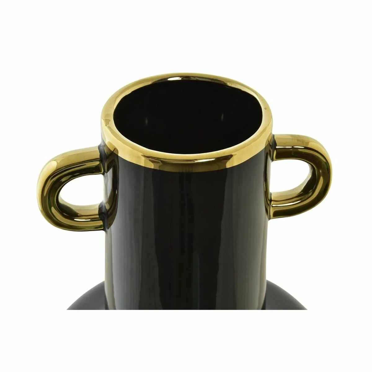 Vase dkd home decor porcelaine noir dore bicolore moderne 15 x 15 x 29 cm s303092523. Diaytar, la boutique en ligne qui pense à tout : des gadgets électroniques les plus futés aux objets maison les plus design