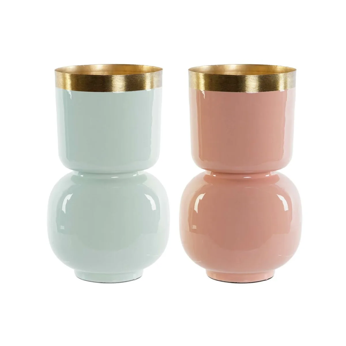 Vase dkd home decor vert dore corail fer laque 18 x 18 x 31 cm 2 unites s304387035. Chez Diaytar, nous transformons vos envies en réalité avec style.