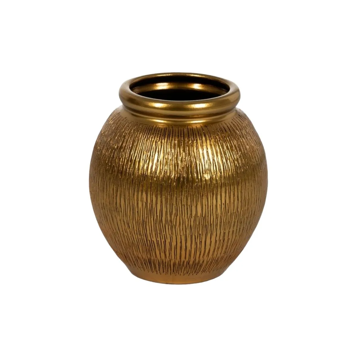 Vase dore ceramique 29 x 29 x 30 cm s880785281. Diaytar : là où le shopping devient une forme d'art. Curateur d'un quotidien plus beau et plus fonctionnel.