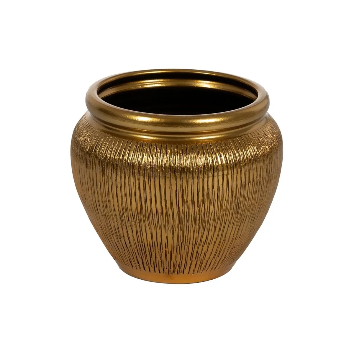 Vase dore ceramique 30 x 30 x 28 cm s880789824. Diaytar Home : Créez l'atmosphère parfaite dans chaque pièce de votre maison.