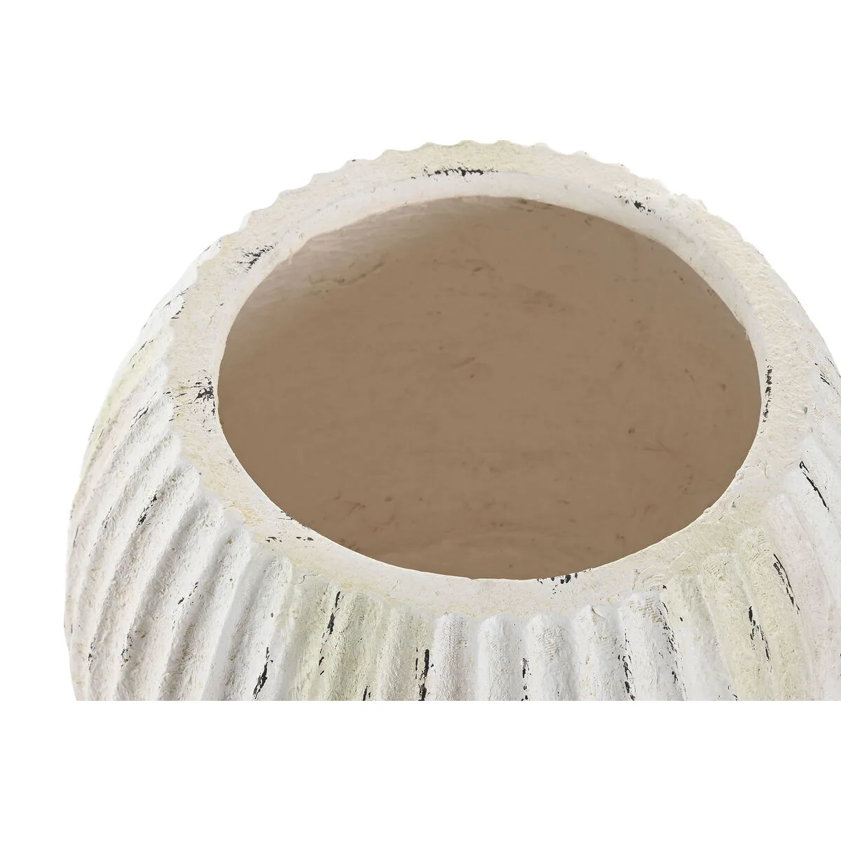 Vase home esprit blanc magnesium 36 x 36 x 26 cm s306112463. Diaytar, c'est le testament vivant qu'on peut allier large choix et qualité exemplaire dans le e-commerce.