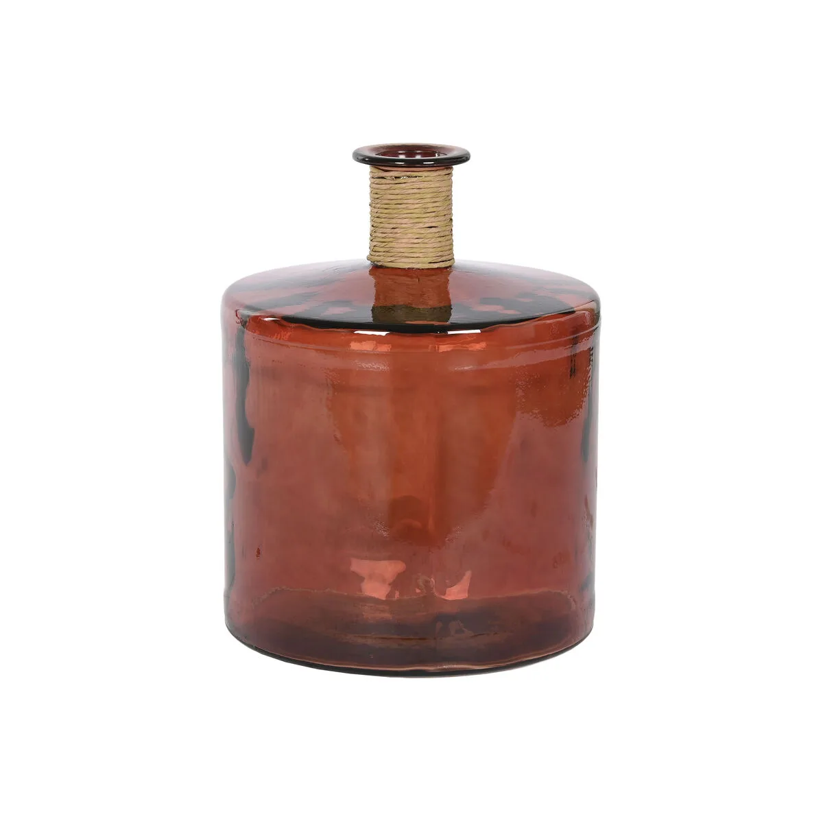Vase home esprit marron corde verre trempe 35 x 35 x 45 cm s305467529. Diaytar a fait le pari de la transparence : nous vous disons tout sur l'origine et la conception de nos produits.