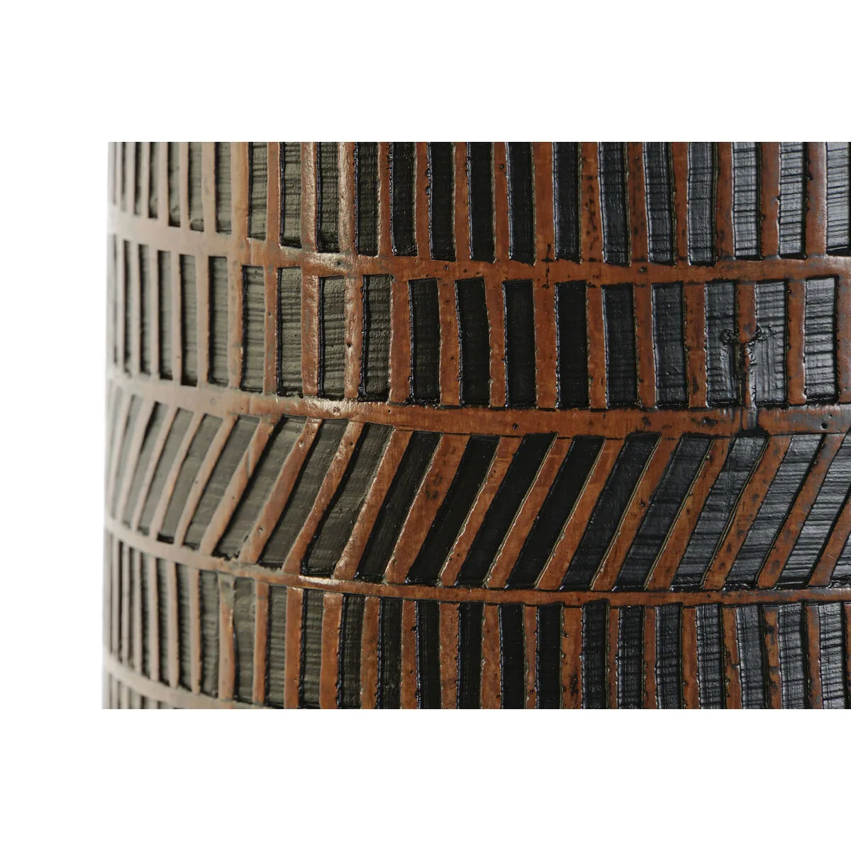 Vase home esprit marron noir resine colonial 20 x 20 x 48 cm s305501167. Innovation, style et qualité : les trois piliers de l'expérience Diaytar.