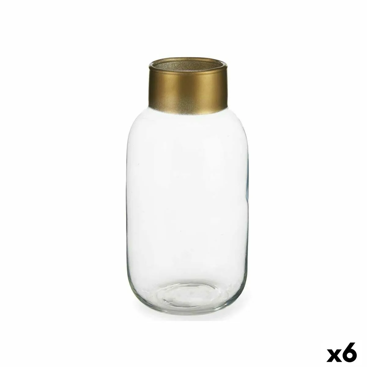 Vase transparent dore verre 11 5 x 24 x 11 5 cm 6 unites s362679064. Pour un shopping sans limites : Diaytar déniche pour vous le meilleur des produits généraux, électroniques et de style de vie