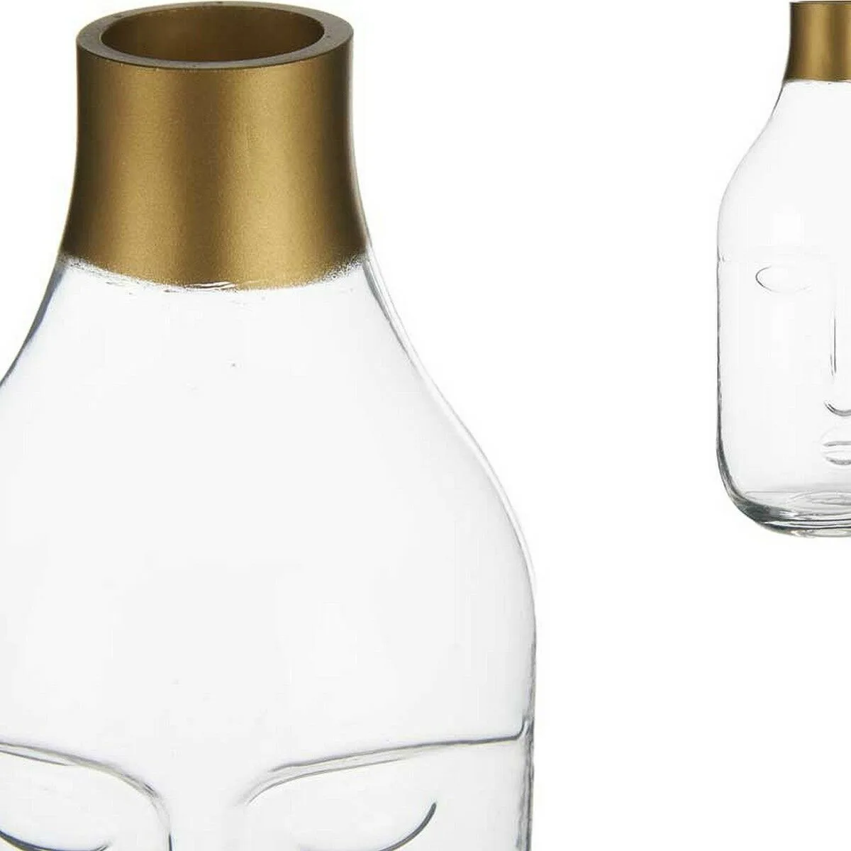 Vase visage transparent verre 11 x 24 5 x 12 cm s361178739. Notre philosophie : le produit parfait n'existe pas. C'est pourquoi Diaytar en propose des milliers, pour que vous le créiez.