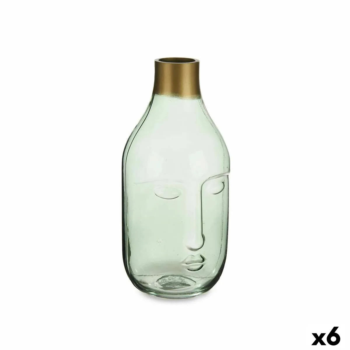 Vase visage vert verre 11 x 24 5 x 12 cm 6 unites s362680567. Nous avons rêvé Diaytar pour vous. Une plateforme où chaque clic est une promesse de découverte et de satisfaction.