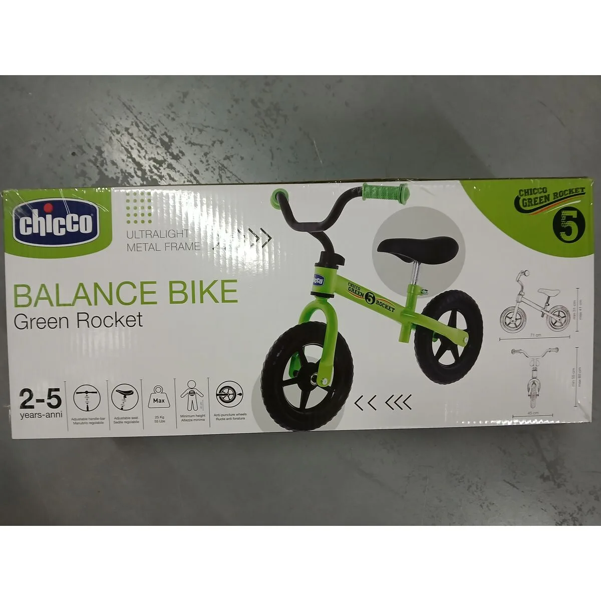 Velo pour enfants chicco 00001716050000 vert 46 x 56 x 68 cm s240310329. Diaytar mise sur la richesse de son catalogue pour s'imposer comme le leader du shopping généraliste en ligne de qualité