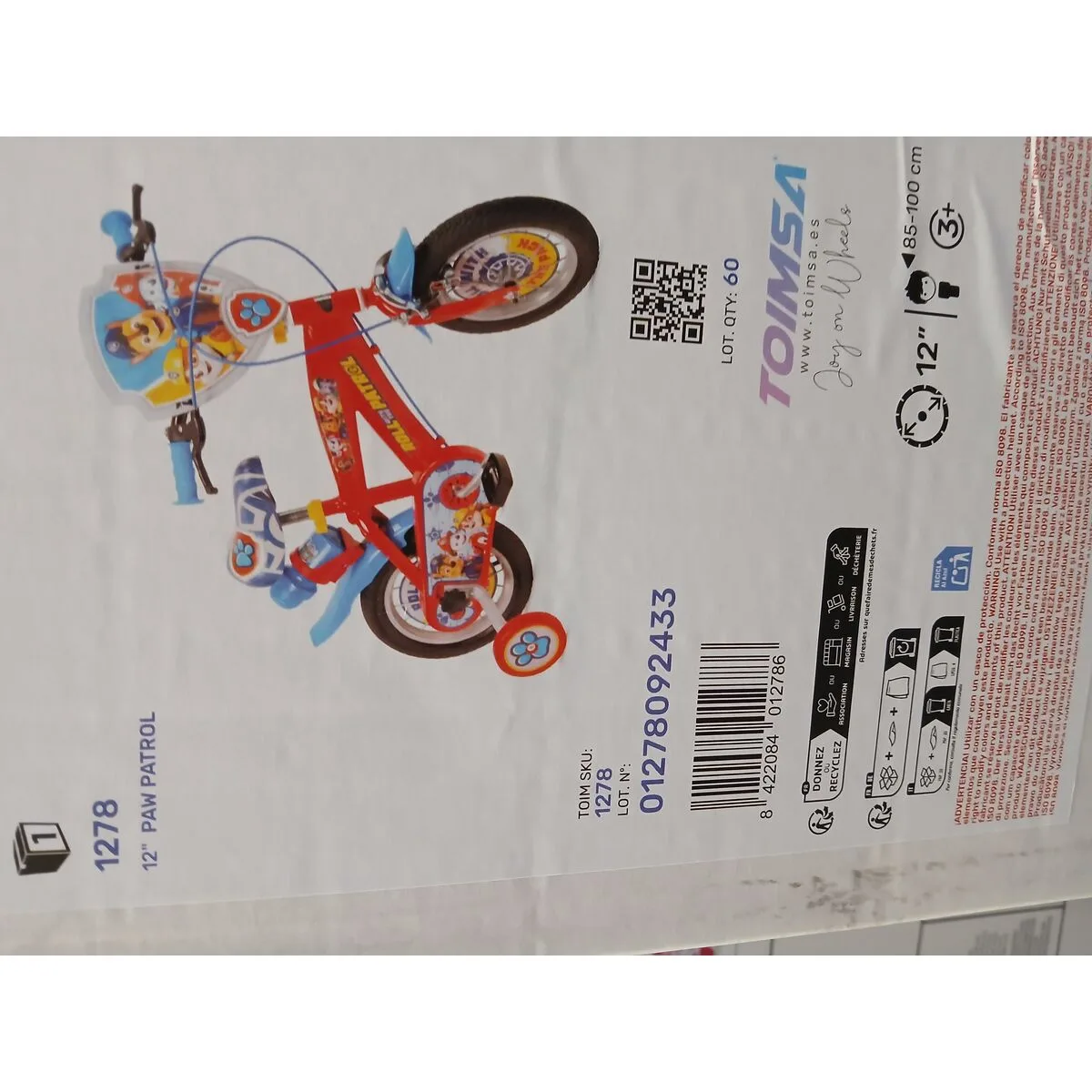 Velo pour enfants the paw patrol 12 s243005479. Diaytar : Votre guide shopping pour une sélection exigeante de produits tendance, technologiques et domestiques