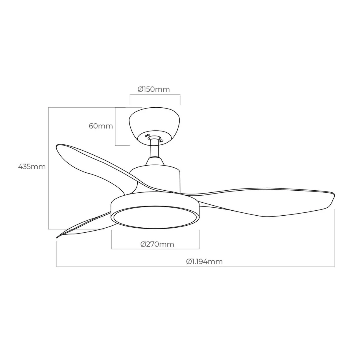 Ventilateur de plafond avec lumiere edm 33817 arctic blanc 24 w 38 w 2160 lm s791906497. Bienvenue dans le cercle très sélect des acheteurs inspirés. Diaytar révèle les produits qui définiront demain.