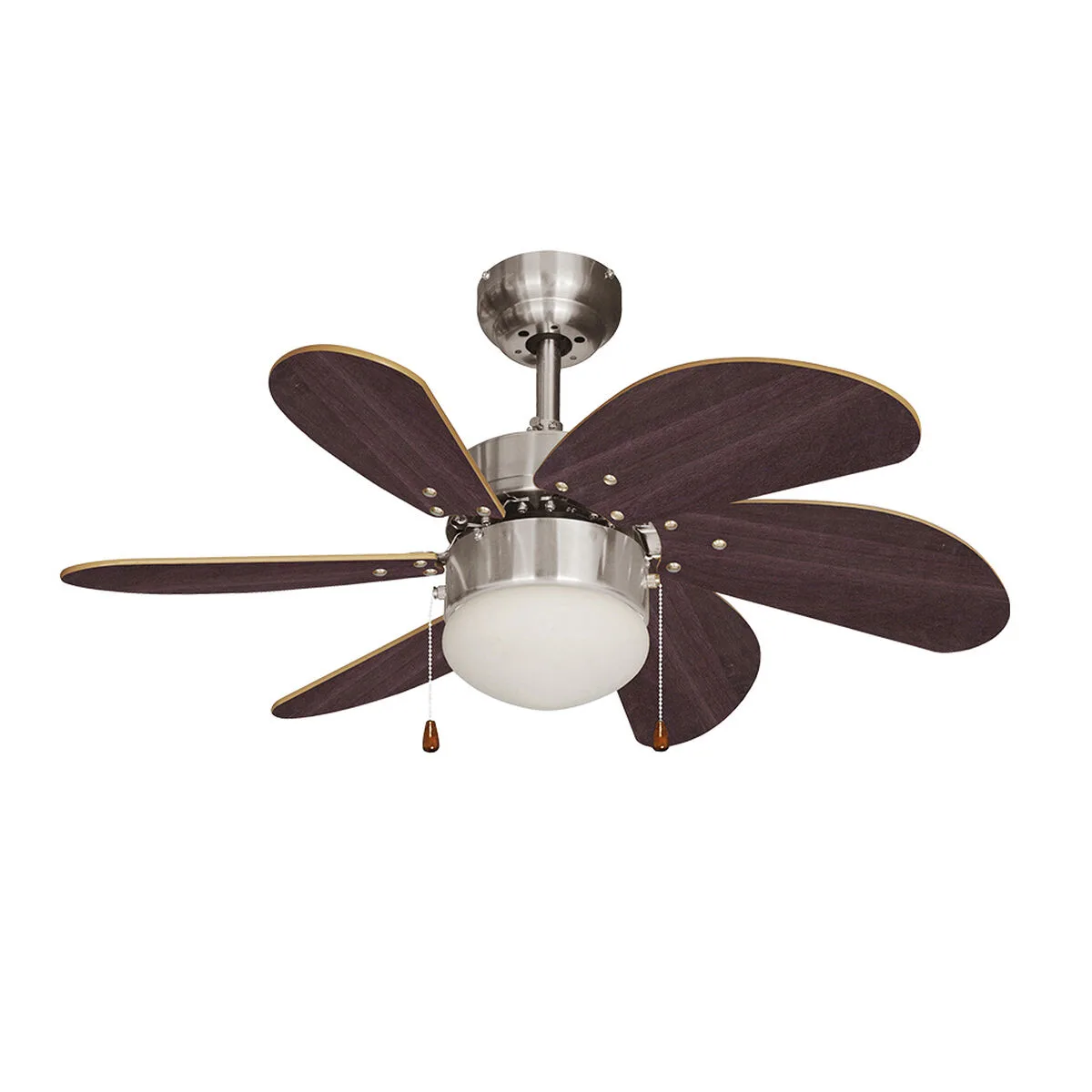 Ventilateur de plafond avec lumiere edm 33984 aral wengue nickel 50 w s791702363. Votre style, votre personnalité, nos produits : bienvenue chez Diaytar !