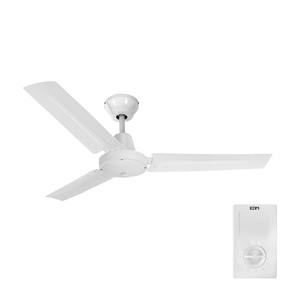 Ventilateur de plafond edm 33981 blanc 60 w o 140 cm industriel s791702176. Exprimez votre personnalité avec les accessoires tendance de Diaytar.
