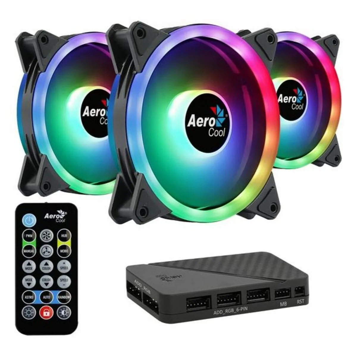 Ventillateur de cabine aerocool duo 12 pro o 12 cm argb 3 unites s910644379. Du salon à la chambre, Diaytar habille votre intérieur avec élégance.