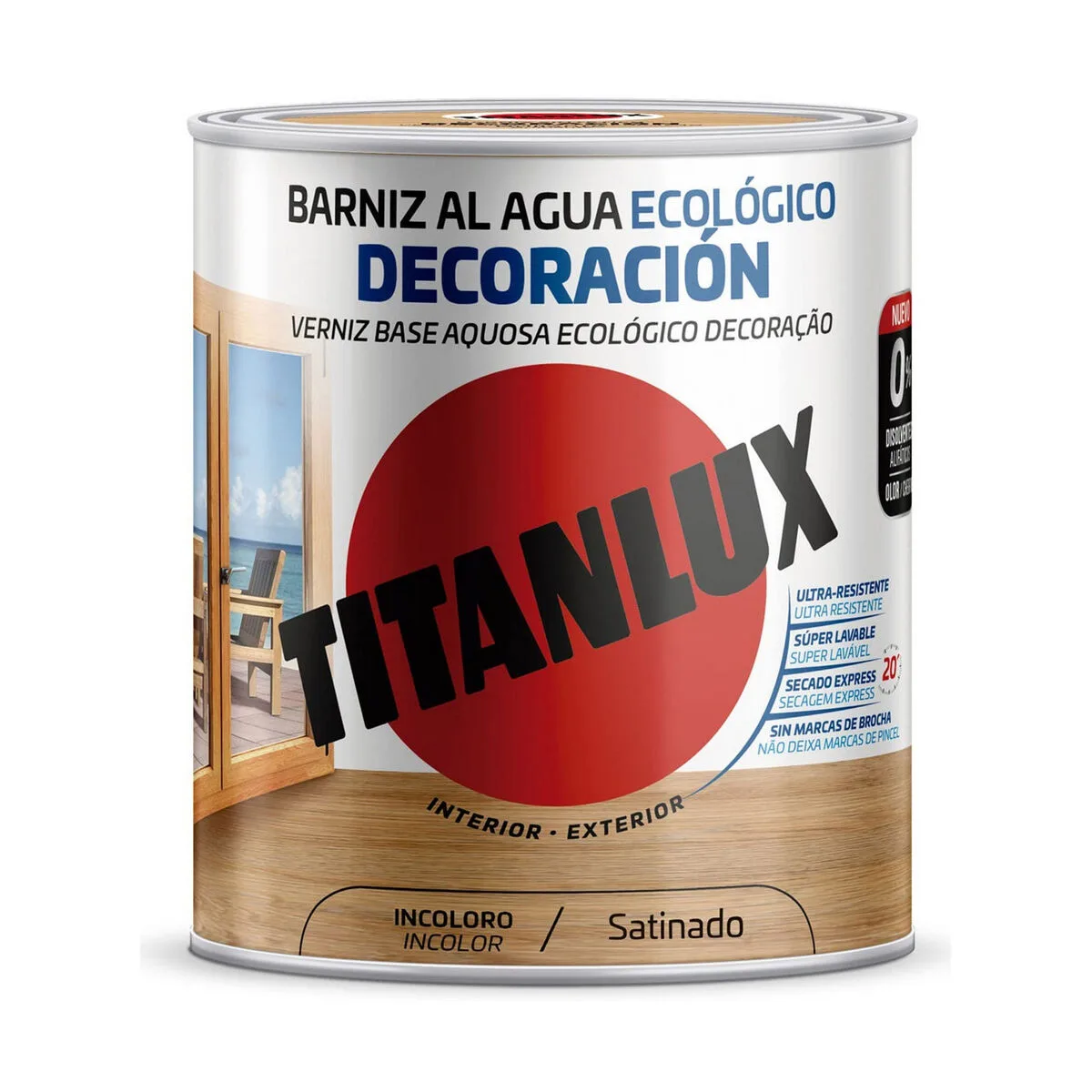 Vernis a base d eau titanlux m21100014 ecologique 250 ml incolore satine s791324296. Diaytar réinvente votre quotidien avec des objets déco pleins de charme.